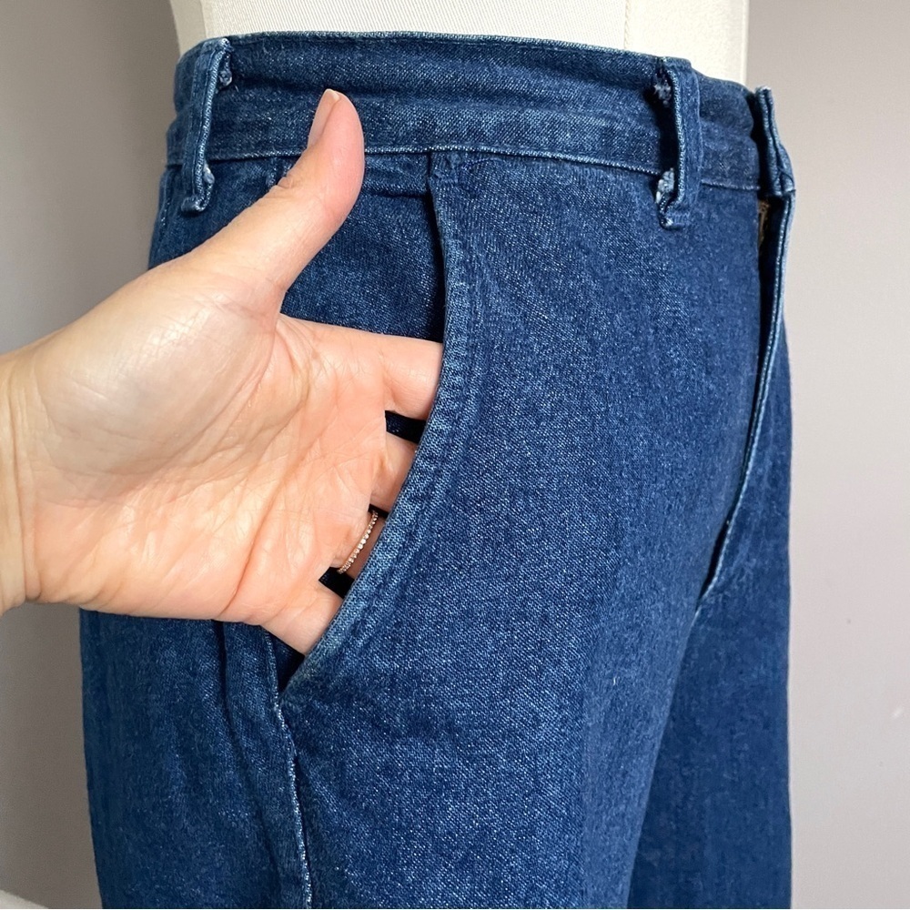 Vintage High-rise 10" Denim Walking Shorts - S/M, ~28" Waist 🇨🇦 - Picture 5 of 11